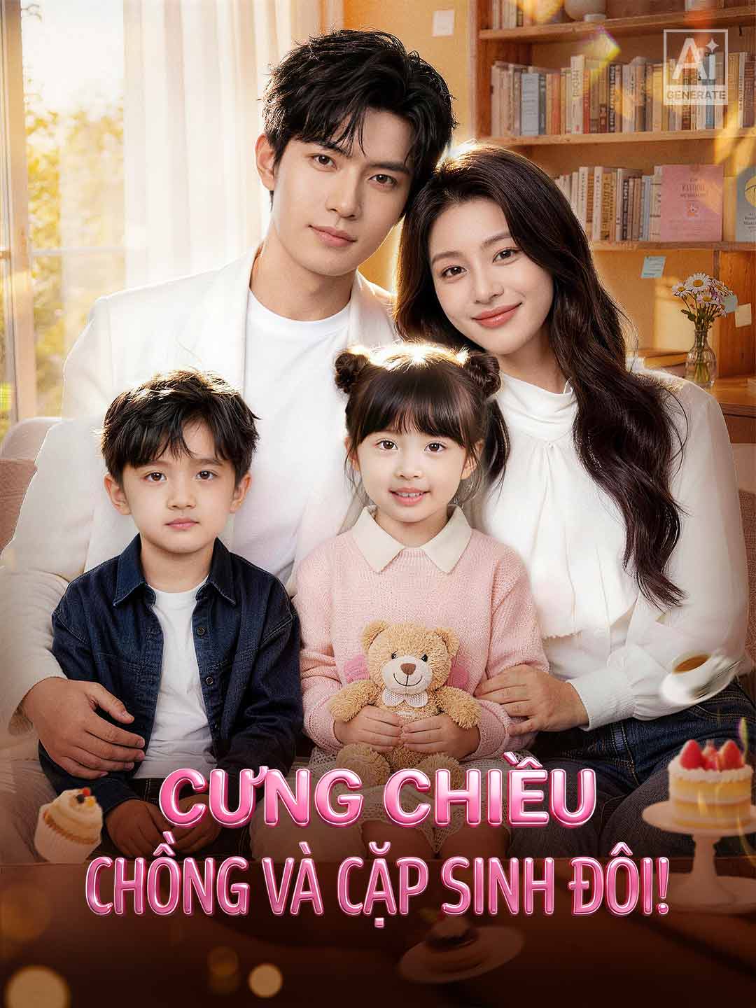 Cưng Chiều Chồng Và Cặp Sinh Đôi!