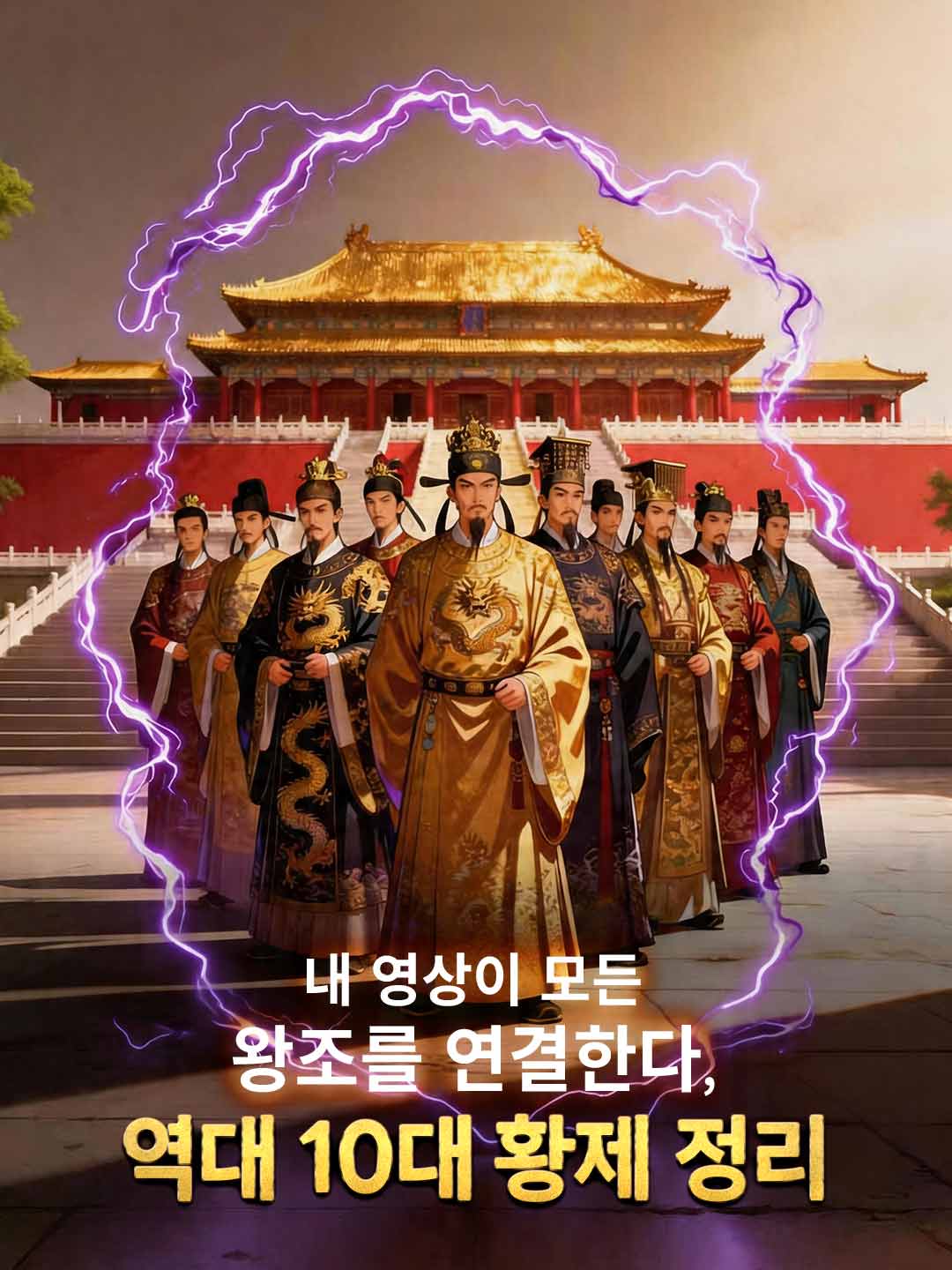내 영상이 모든 왕조를 연결한다, 역대 10대 황제 정리
