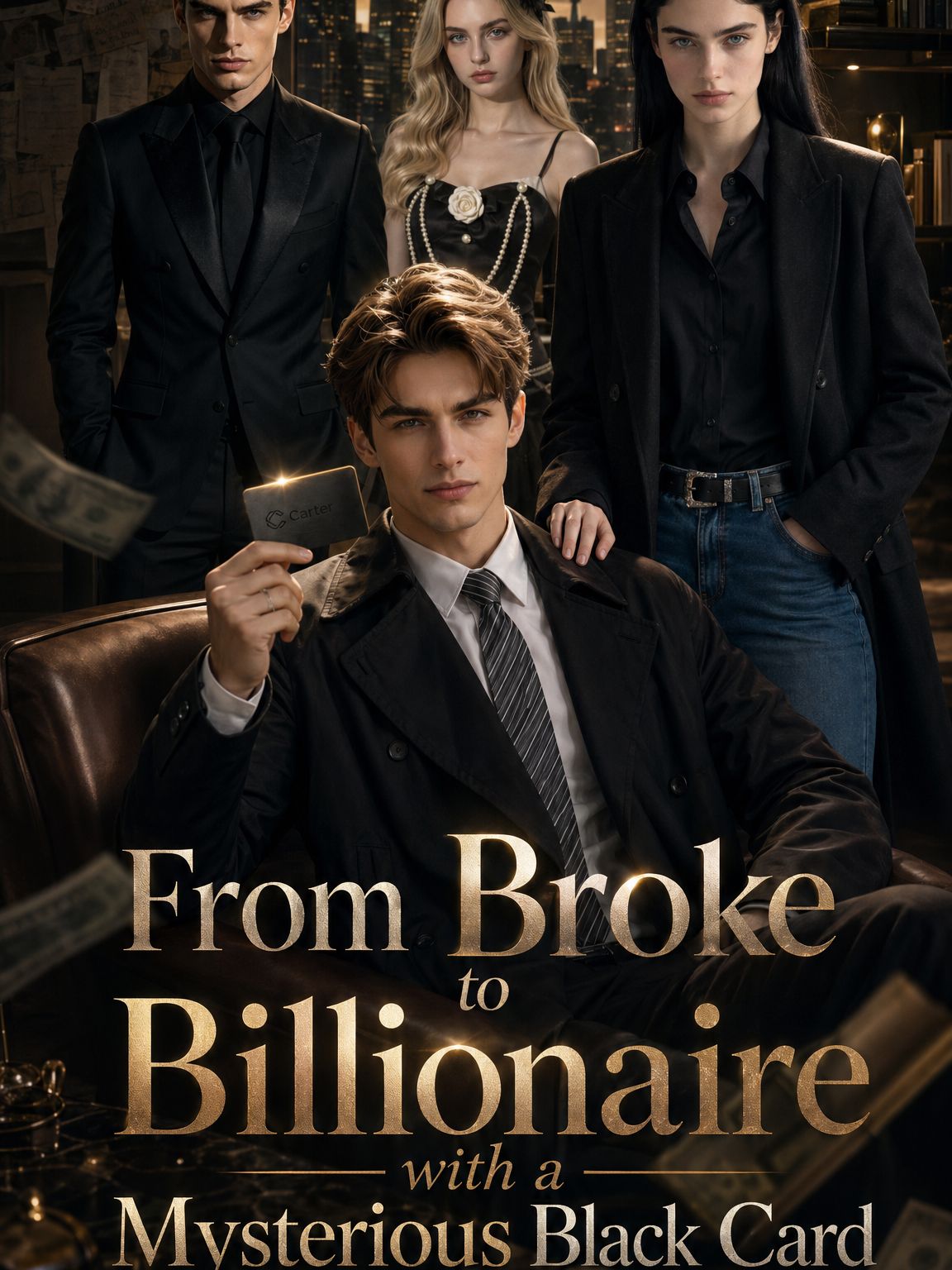 From broke to billionair with a mysterious black card