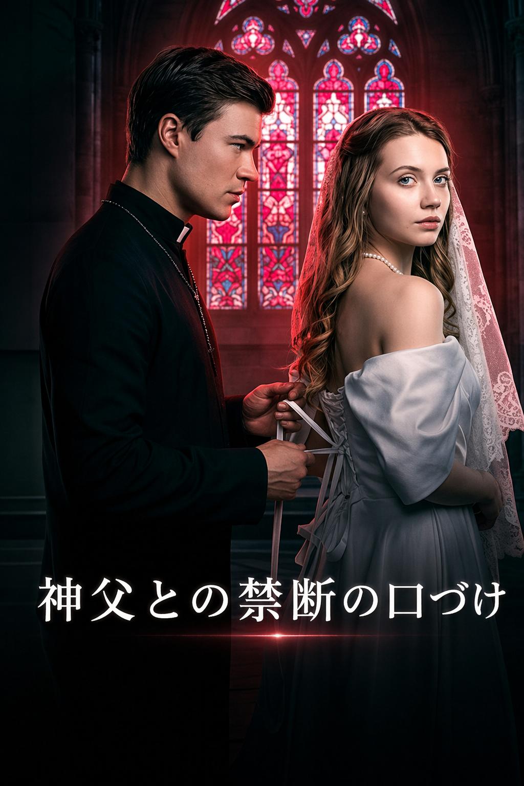 神父との禁断の口づけ