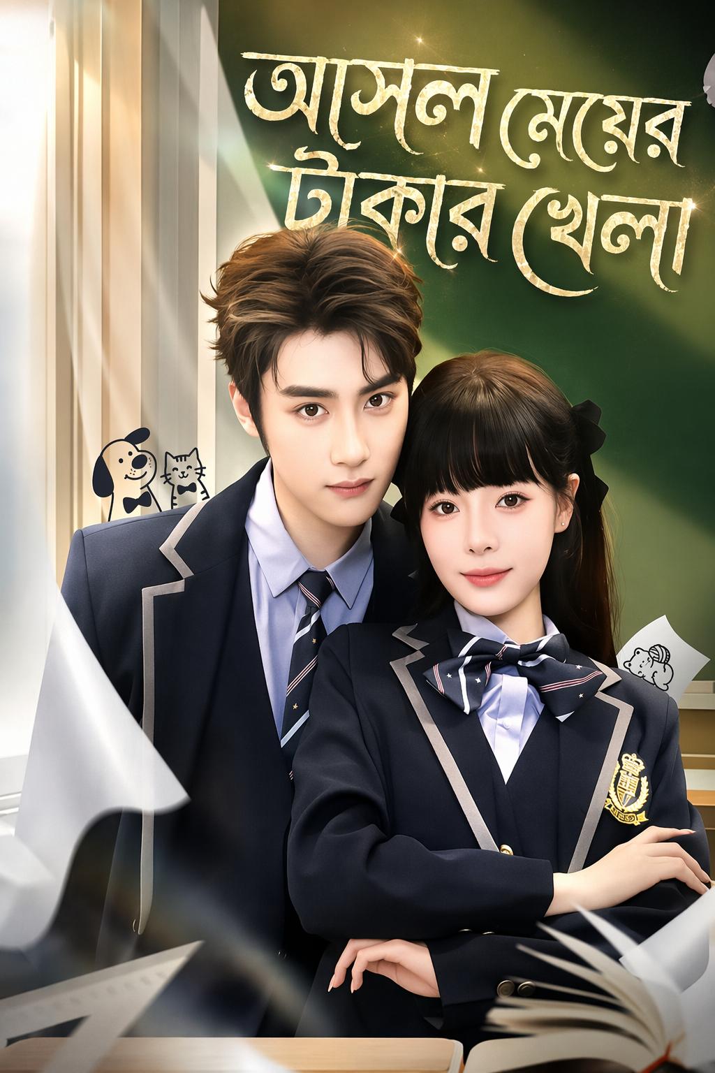 আসল মেয়ের টাকার খেলা