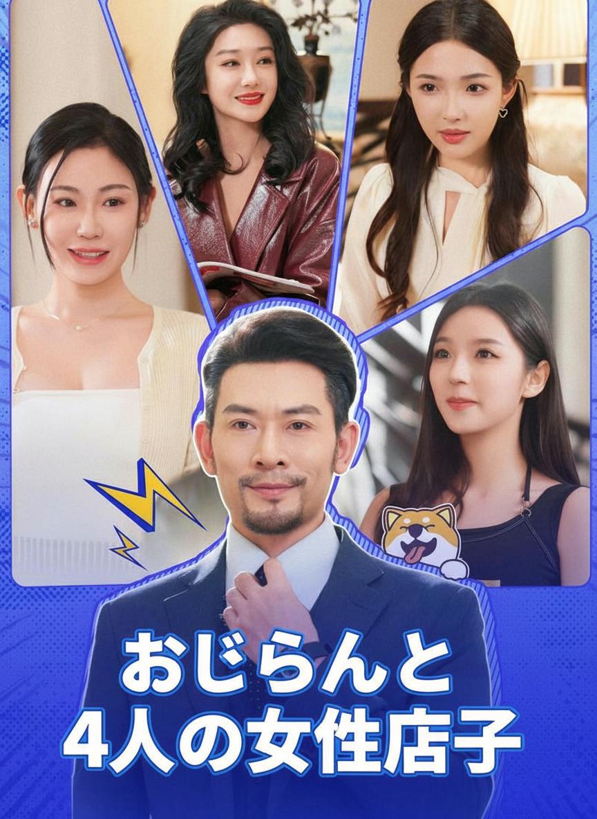 おじさんと4人の女性店子