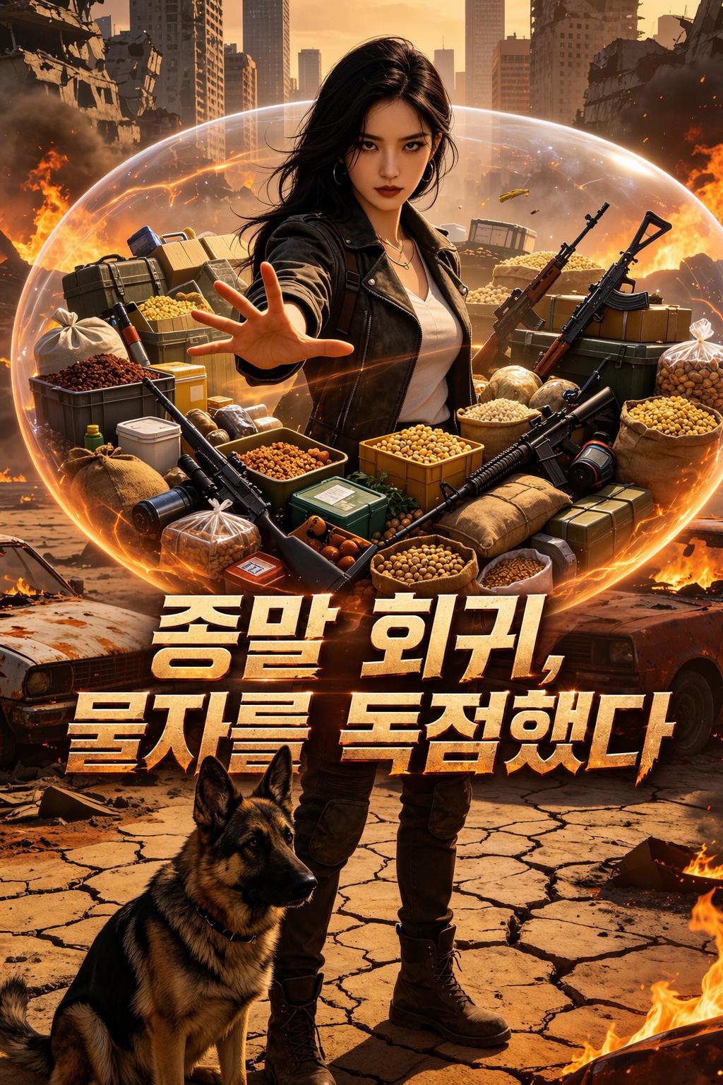 종말 회귀, 물자를 독점했다