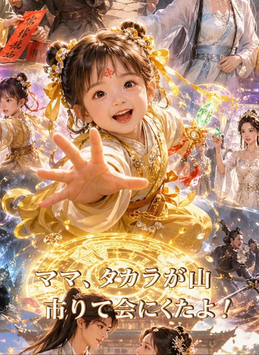 ママ、タカラが山を下りて会いに来たよ！