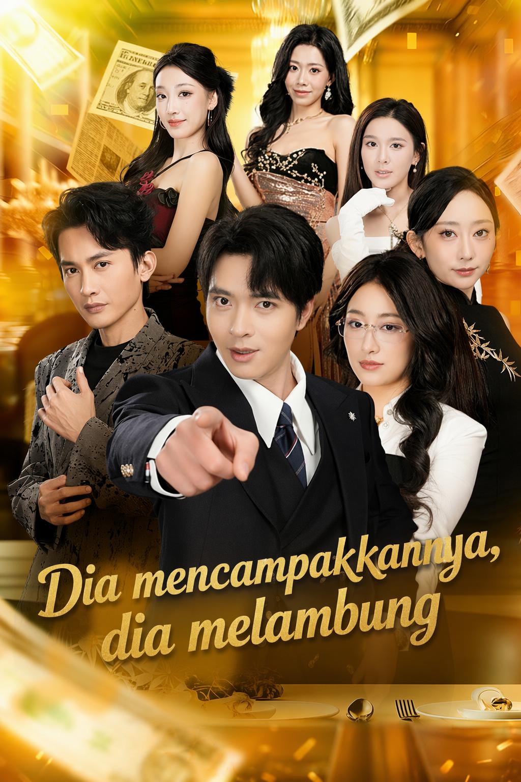 Dia mencampakkannya, dia melambung
