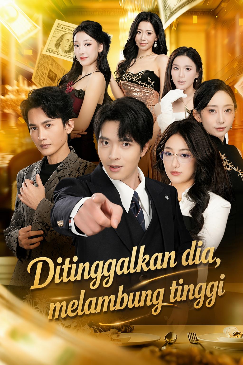 Ditinggalkan dia, melambung tinggi
