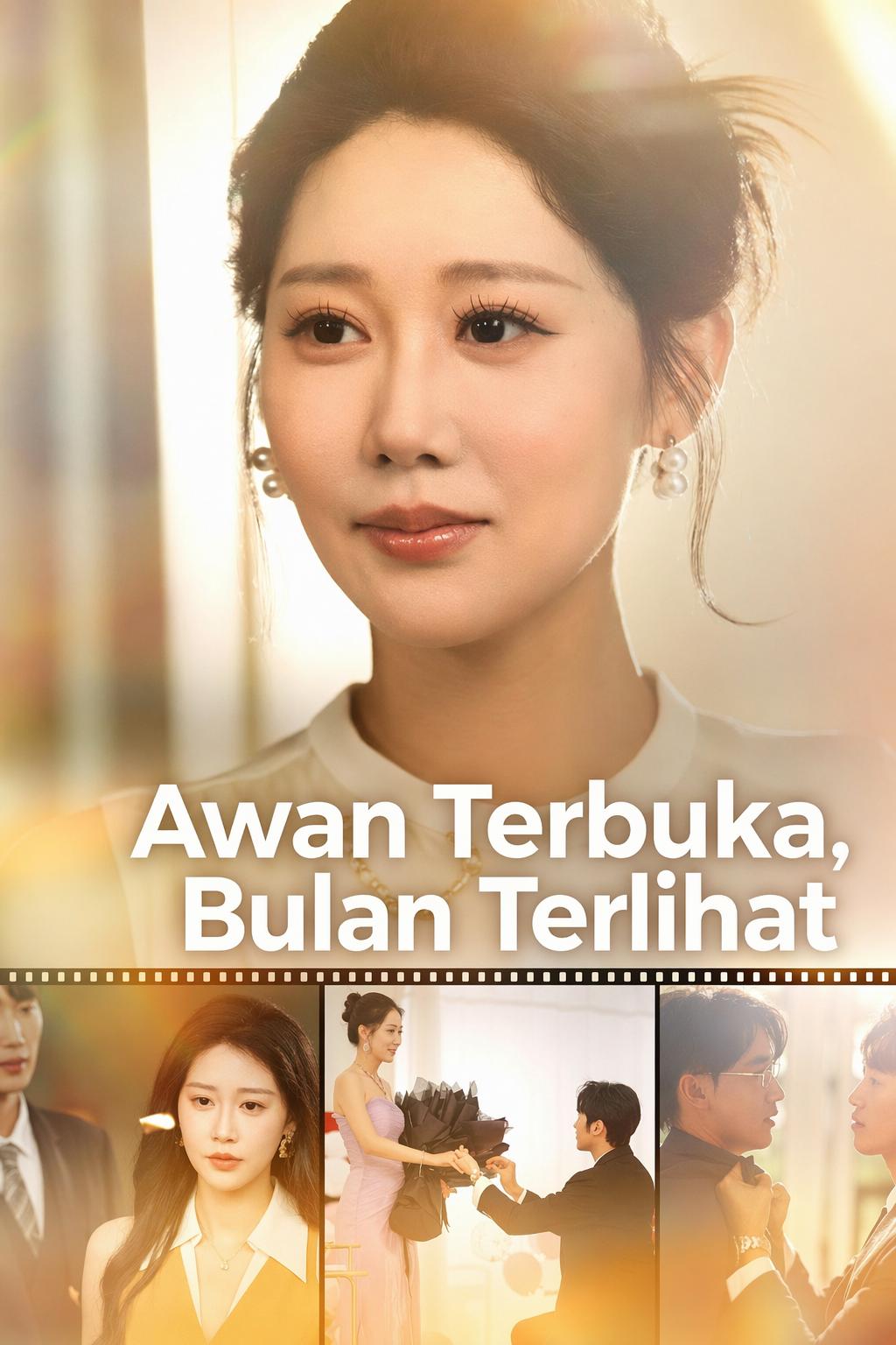 Awan Terbuka, Bulan Terlihat