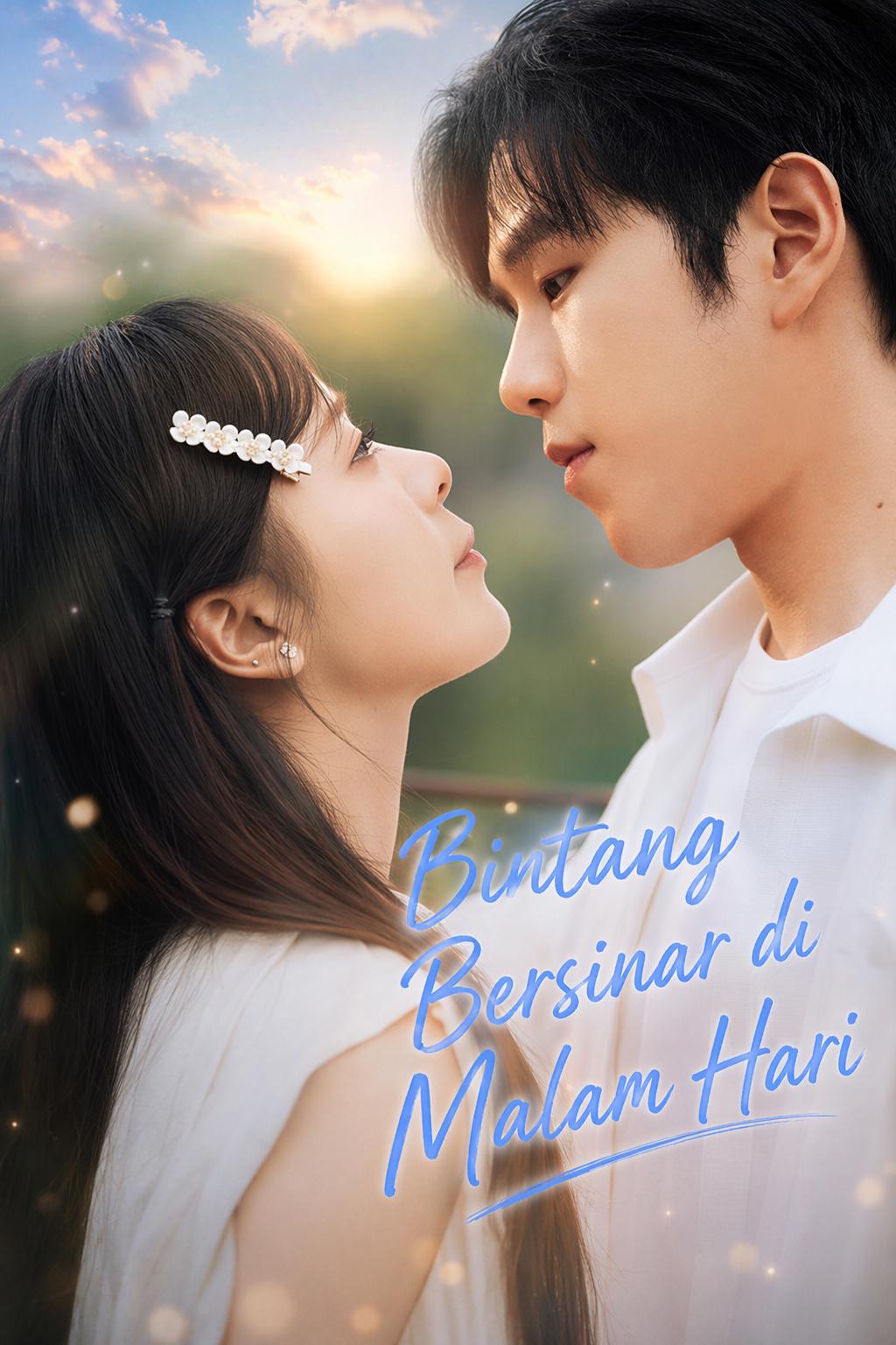 Bintang Bersinar di Malam Hari