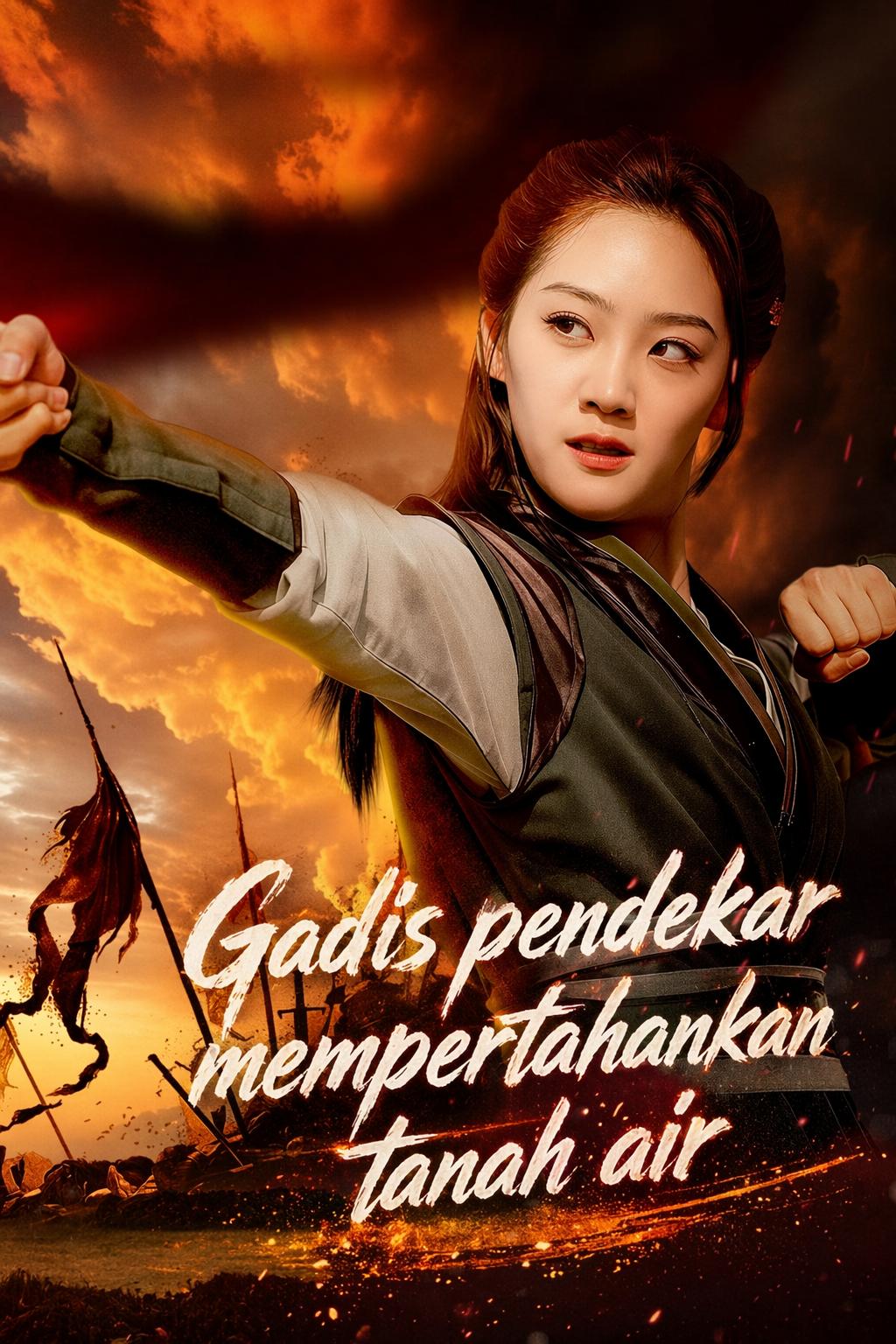 Gadis pendekar mempertahankan tanah air