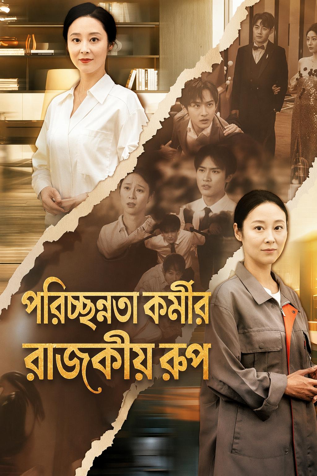 পরিচ্ছন্নতা কর্মীর রাজকীয় রূপ
