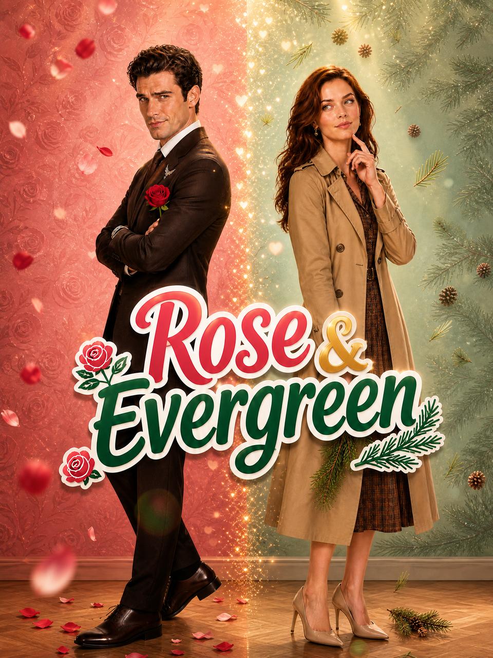 Rose and Evergreen