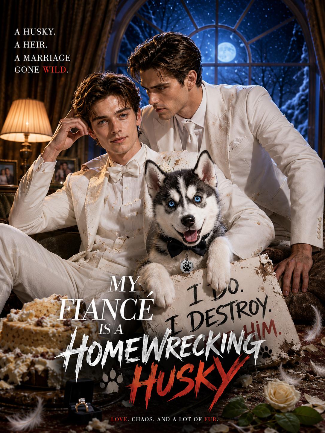 IS A HOUSE-WRECKING HUSKY