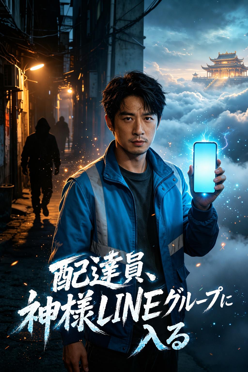 配達員、神様LINEグループに入る
