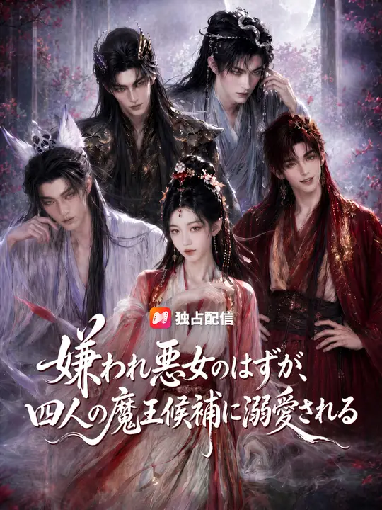 嫌われ悪女のはずが、四人の魔王候補に溺愛される