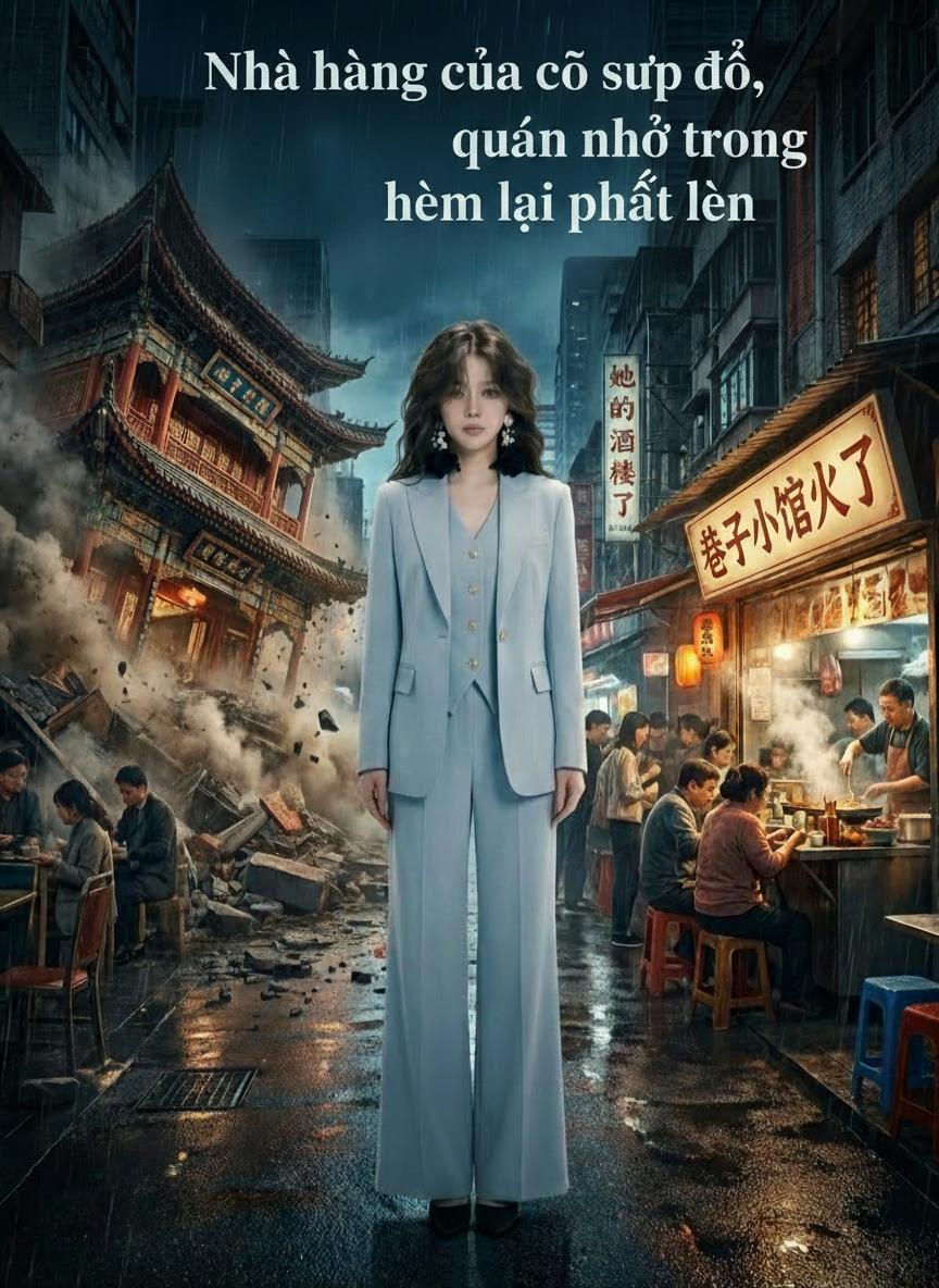 Nhà hàng của cô sụp đổ, quán nhỏ trong hẻm lại phất lên