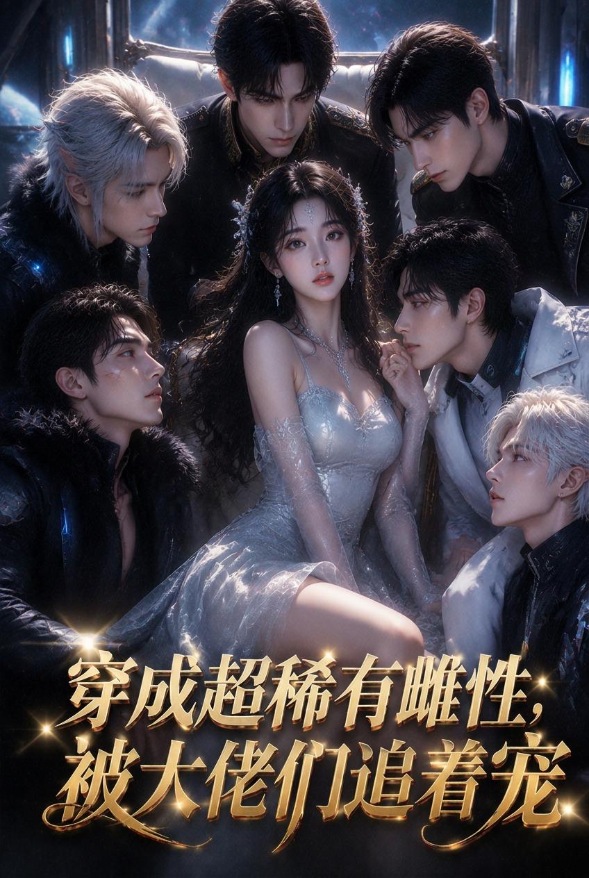 稀有雌性的阿尔法狼群