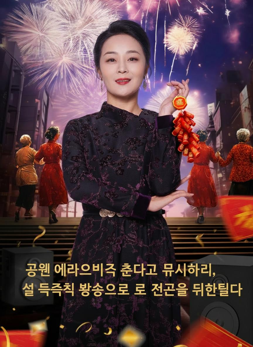 공원 에어로빅 춘다고 무시하더니, 설 특집 방송으로 전국을 뒤흔들다