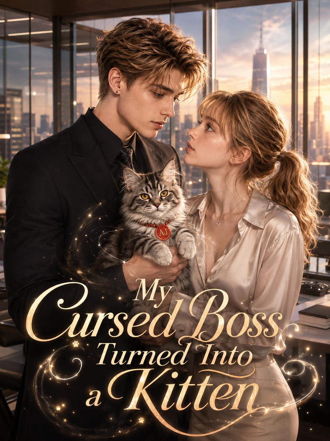 My Cursed Boss Turned Into a Kitten