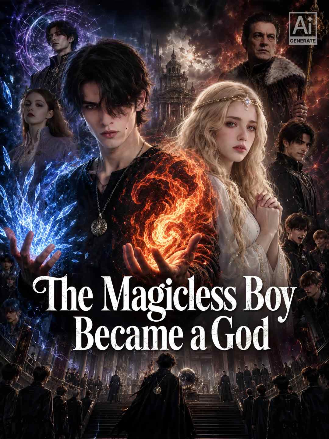 The Magicless Boy Became a God