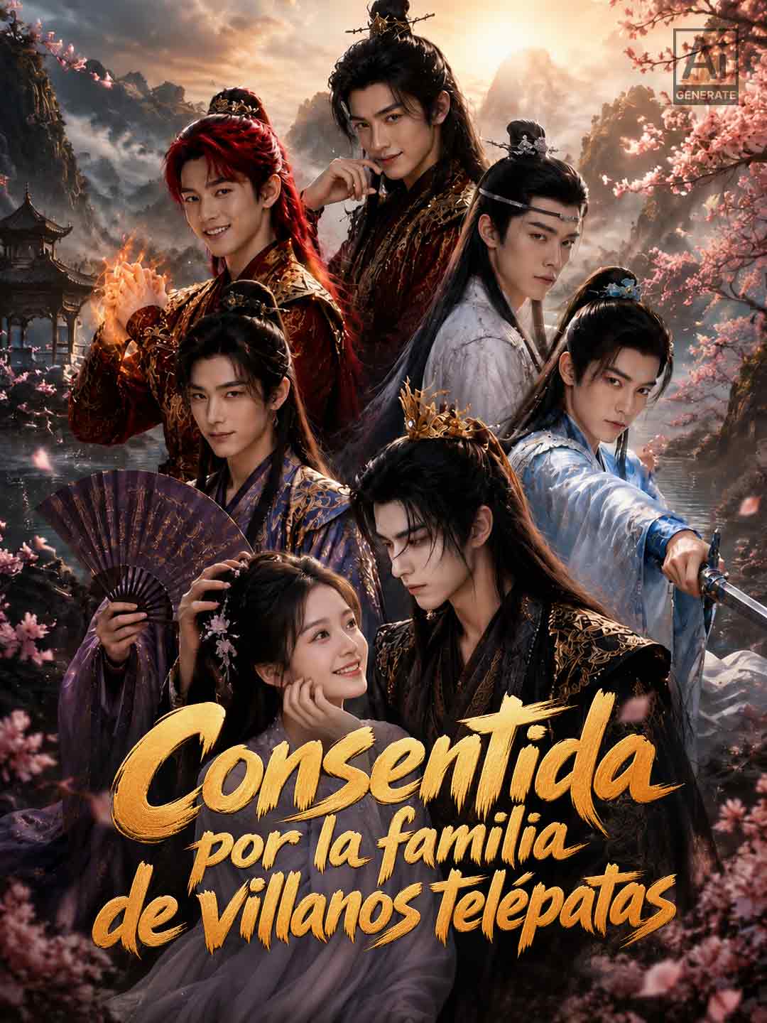 Consentida por la familia de villanos telépatas