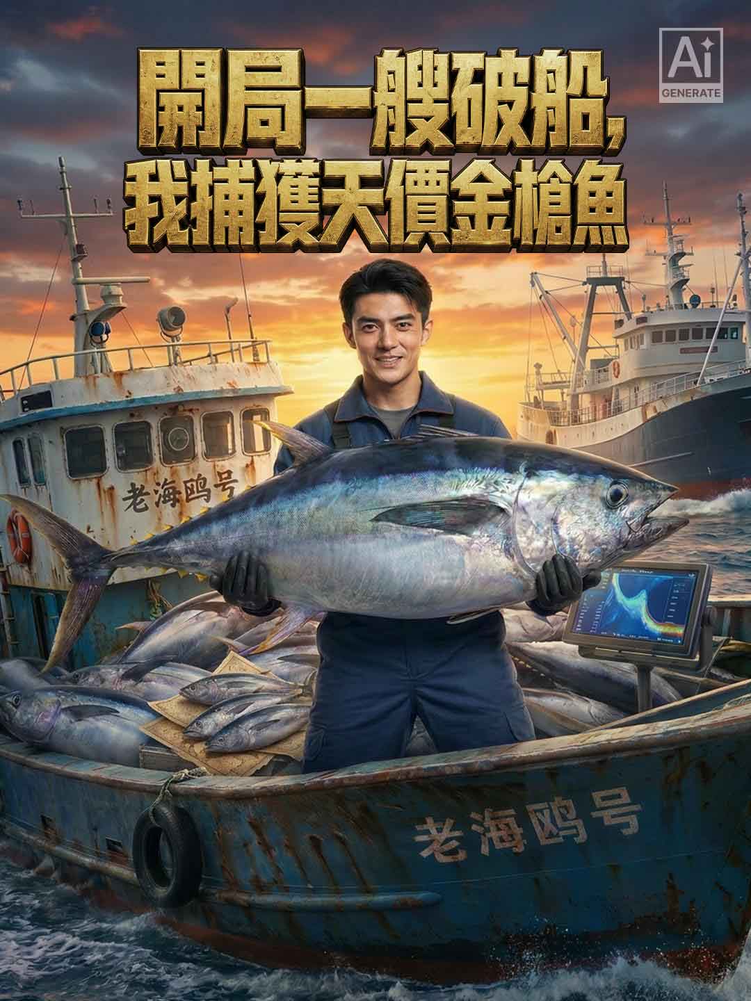 開局一艘破船，我捕獲天價金槍魚