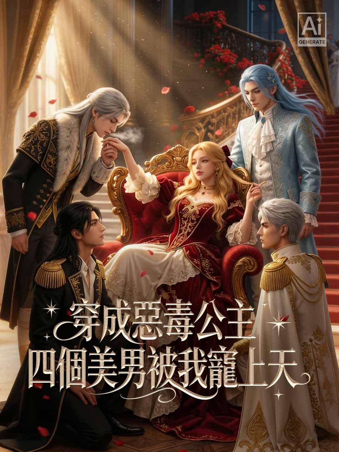 穿成惡毒公主，四個美男被我寵上天