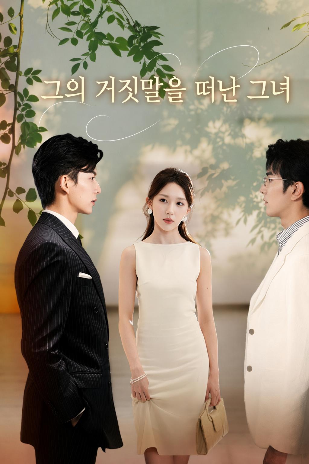 그의 거짓말을 떠난 그녀