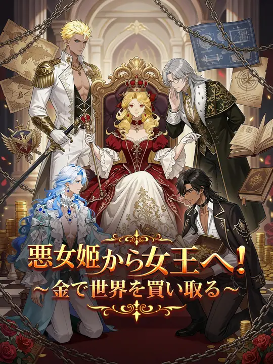 悪女姫から女王へ！～金で世界を買い取る～