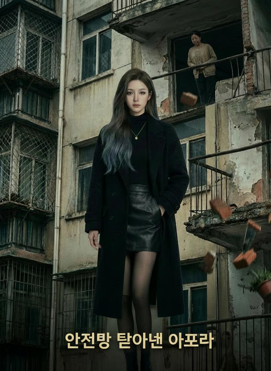 안전망 뜯어낸 아파트