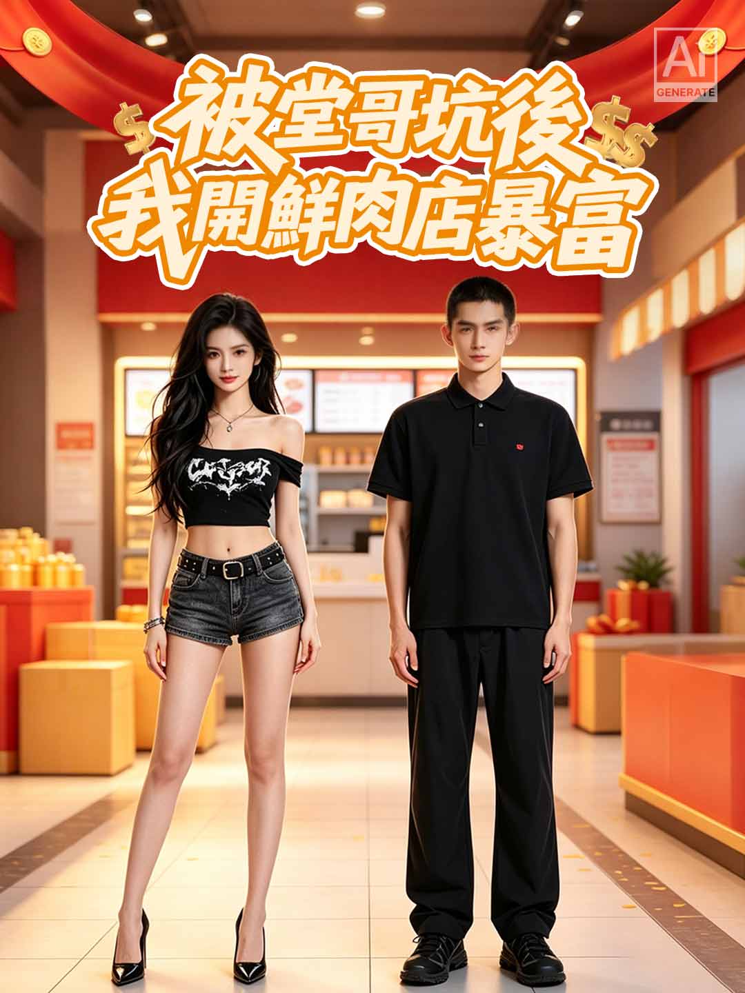 被堂哥坑後，我開鮮肉店暴富