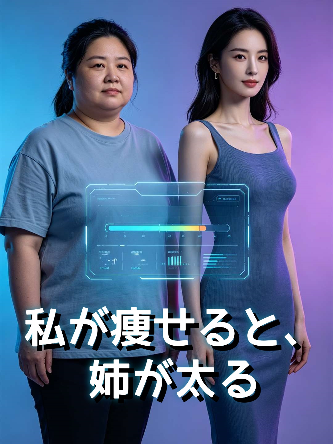 私が痩せると、姉が太る