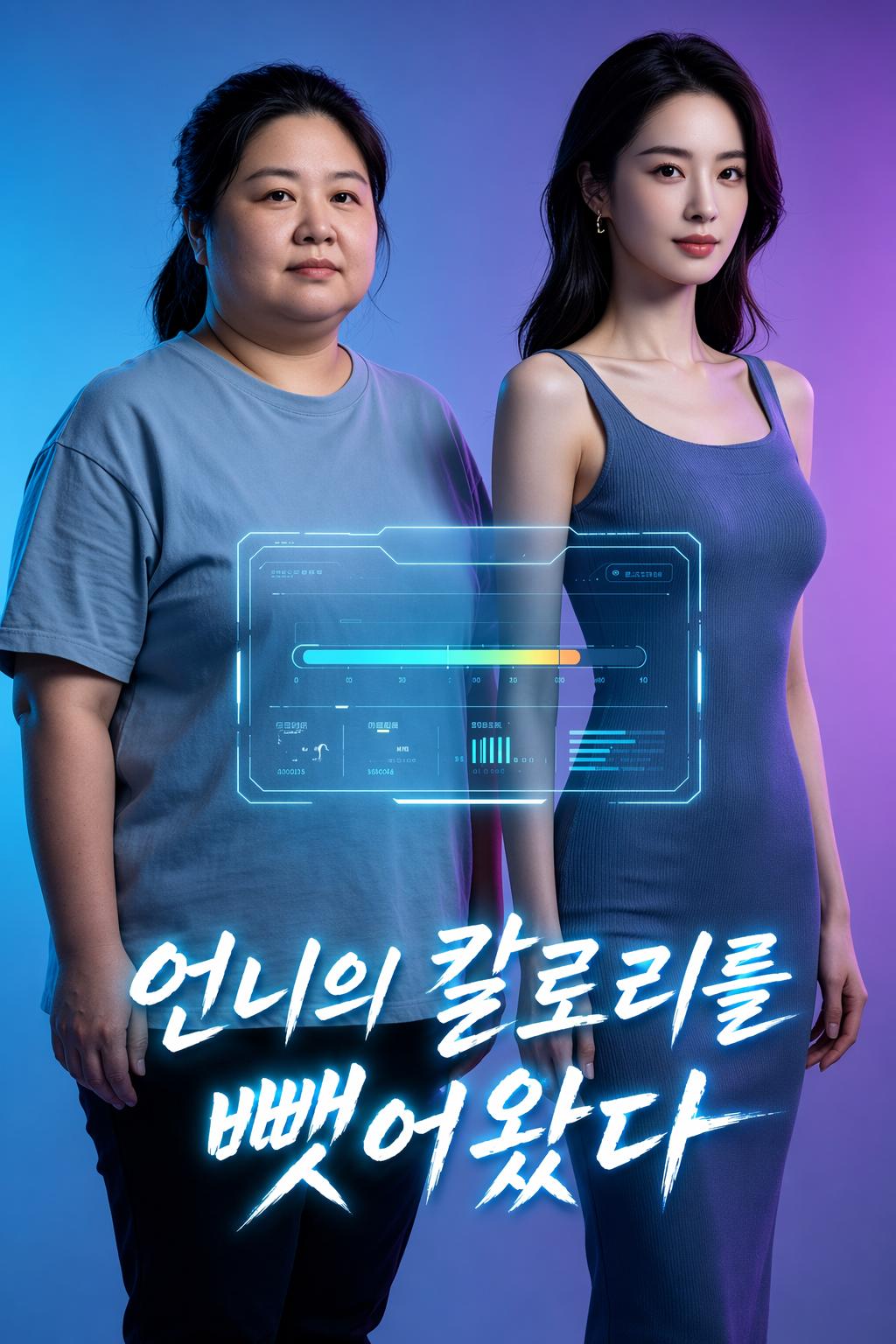 언니의 칼로리를 뺏어왔다