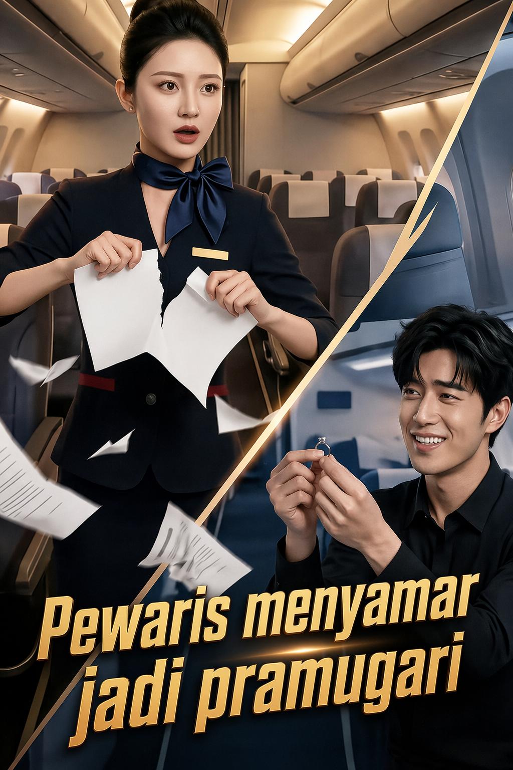 Pewaris menyamar jadi pramugari