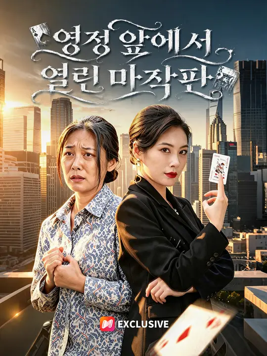 영정 앞에서 열린 마작판