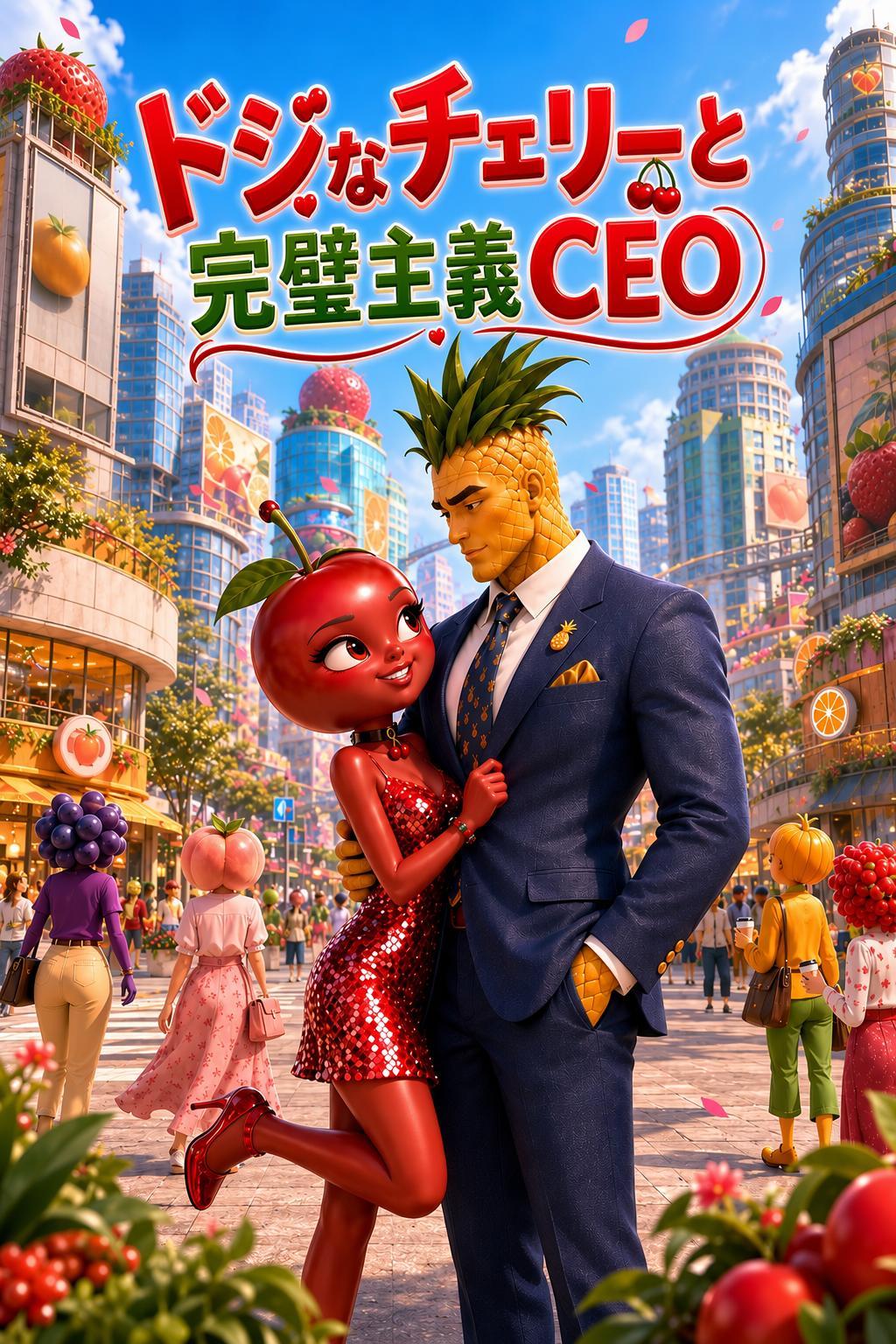 チェリーちゃんとパイナップル社長