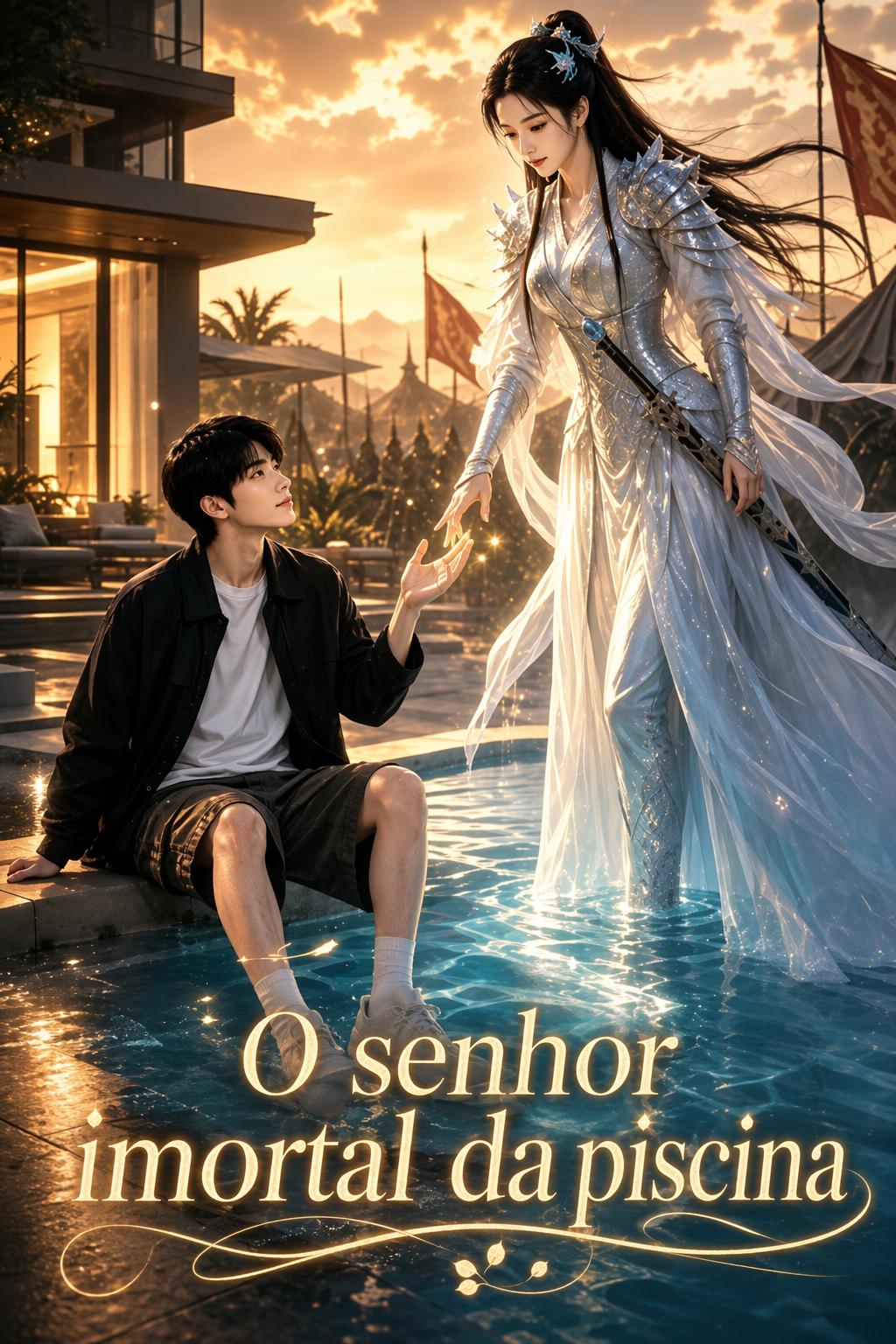 O senhor imortal da piscina