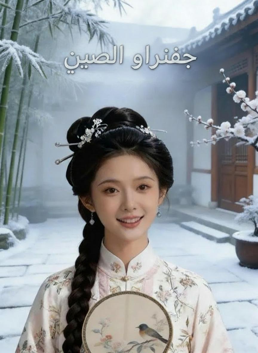 صقيع يغمر الفناء