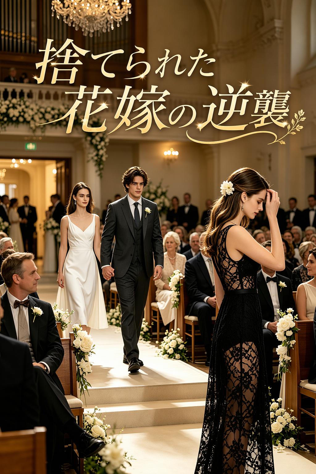結婚式の当日、彼は彼女の手を握った
