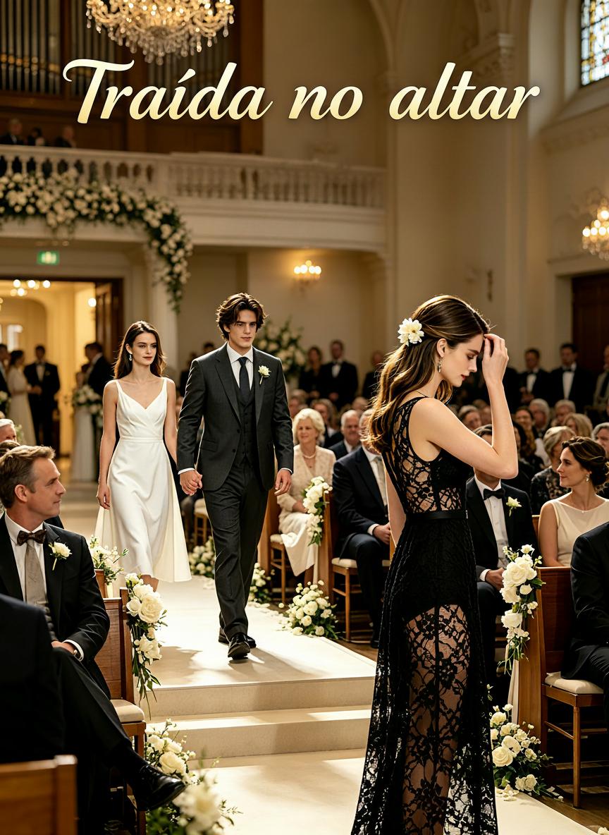 No dia do nosso casamento, ele segurou a mão dela