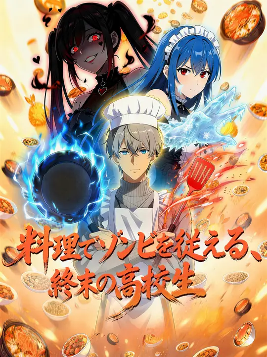 料理でゾンビを従える、 終末の高校生