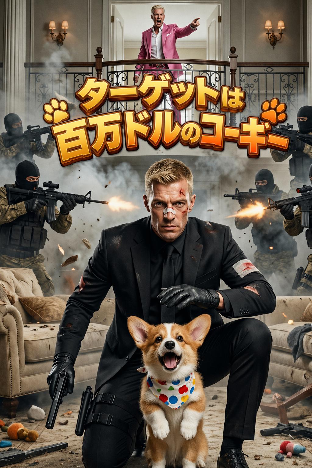 ターゲットは百万ドルのコーギー