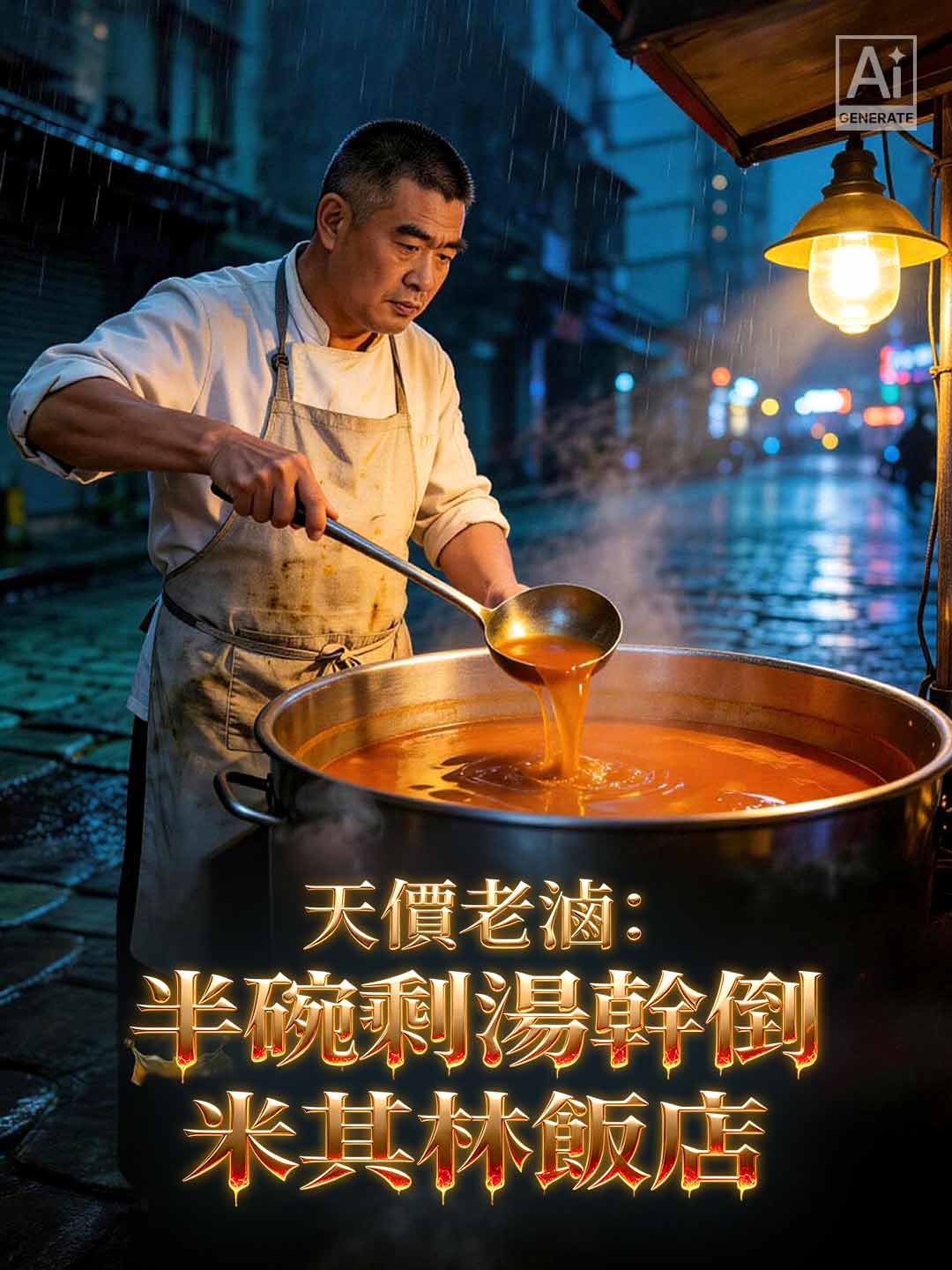 天價老滷：半碗剩湯幹倒米其林飯店