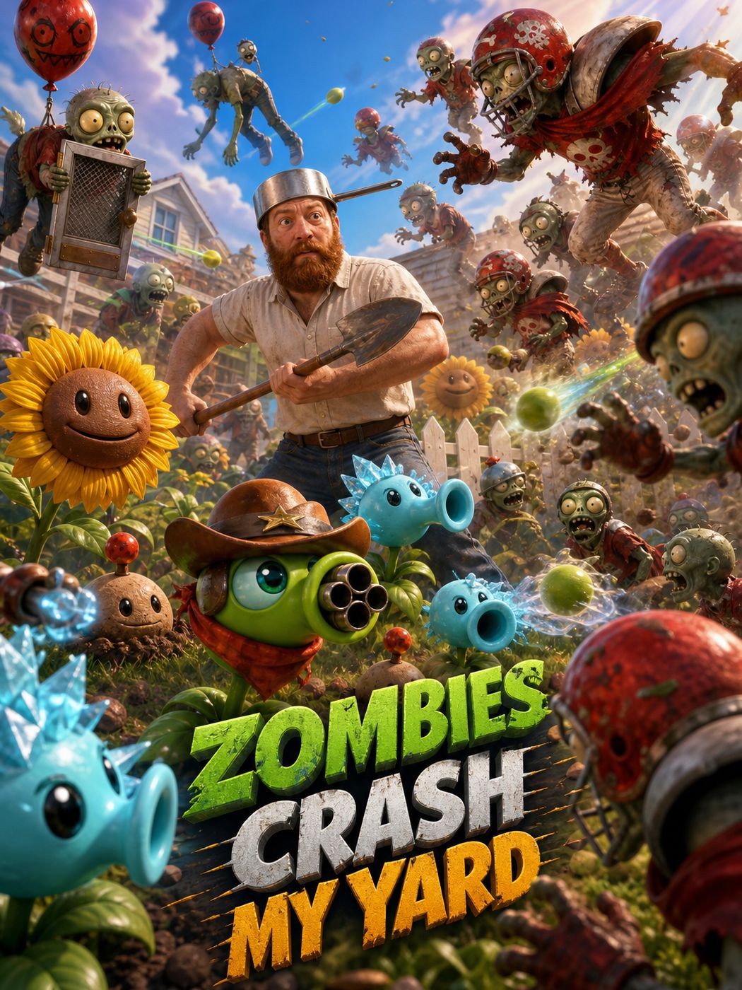 Zombies Crash My Yard