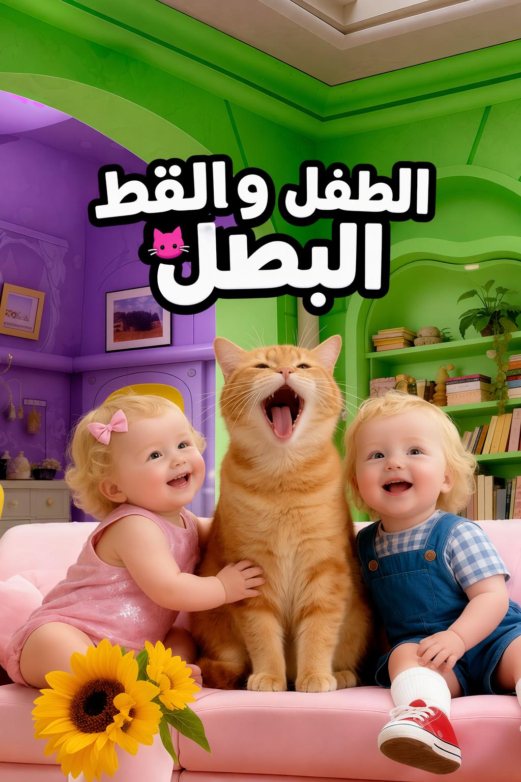 الطفل والقط البطل