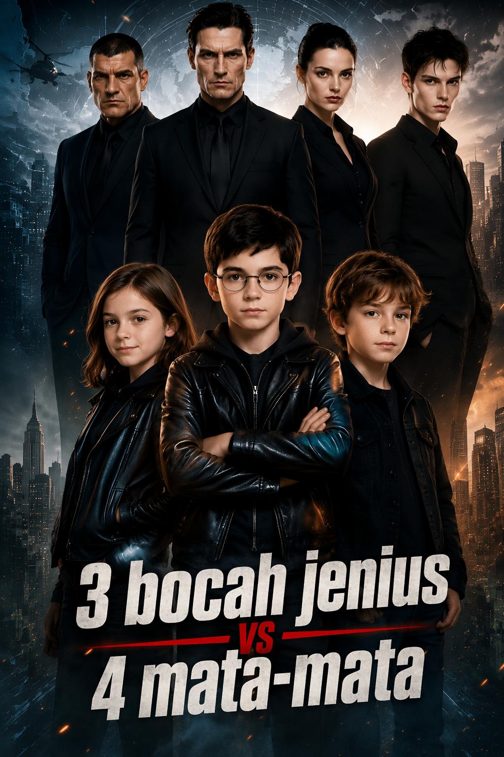 3 bocah jenius vs 4 mata-mata
