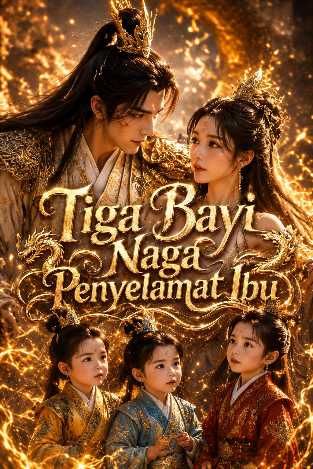 Tiga Bayi Naga Melindungi Ibu