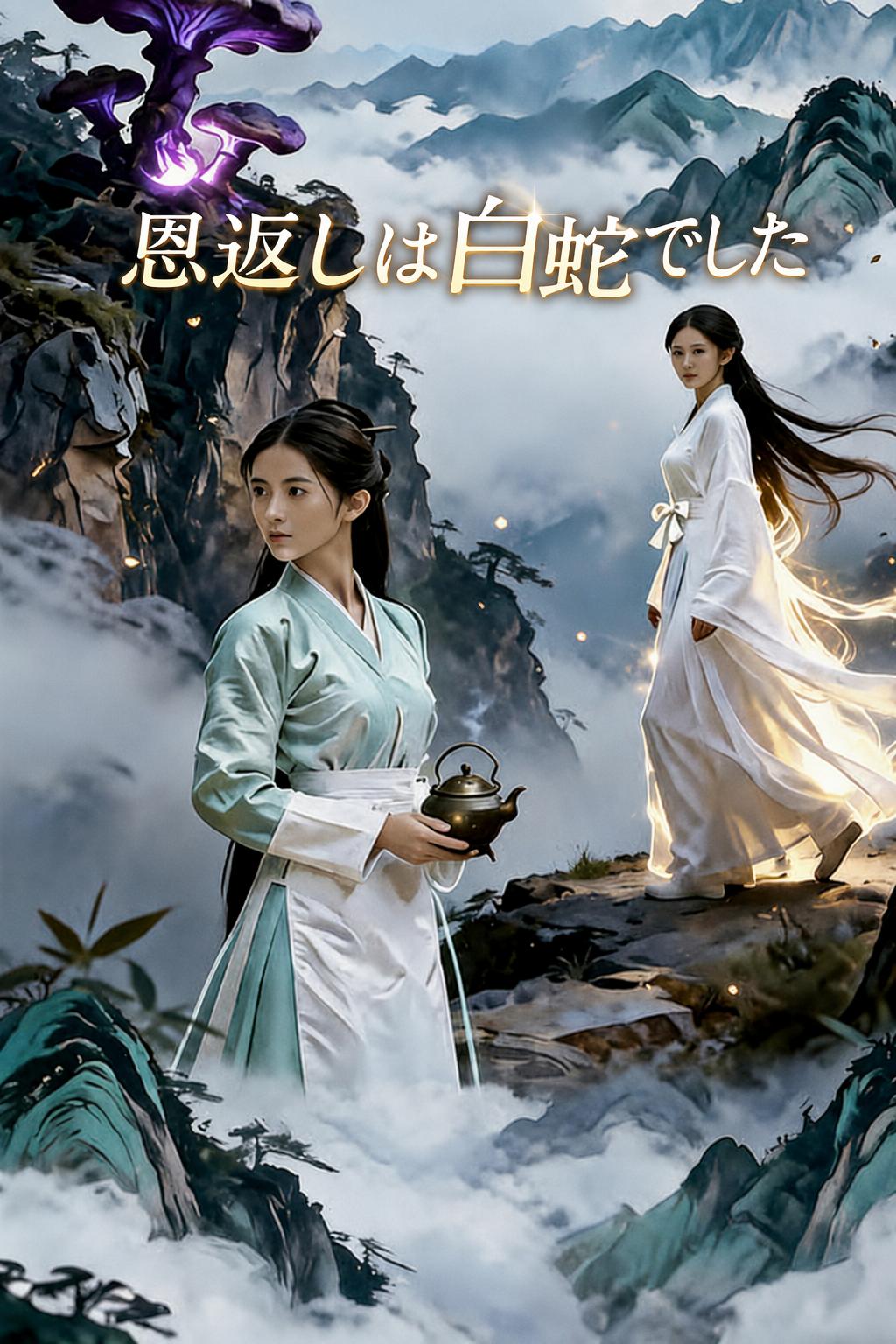 未亡人と魔法の蛇