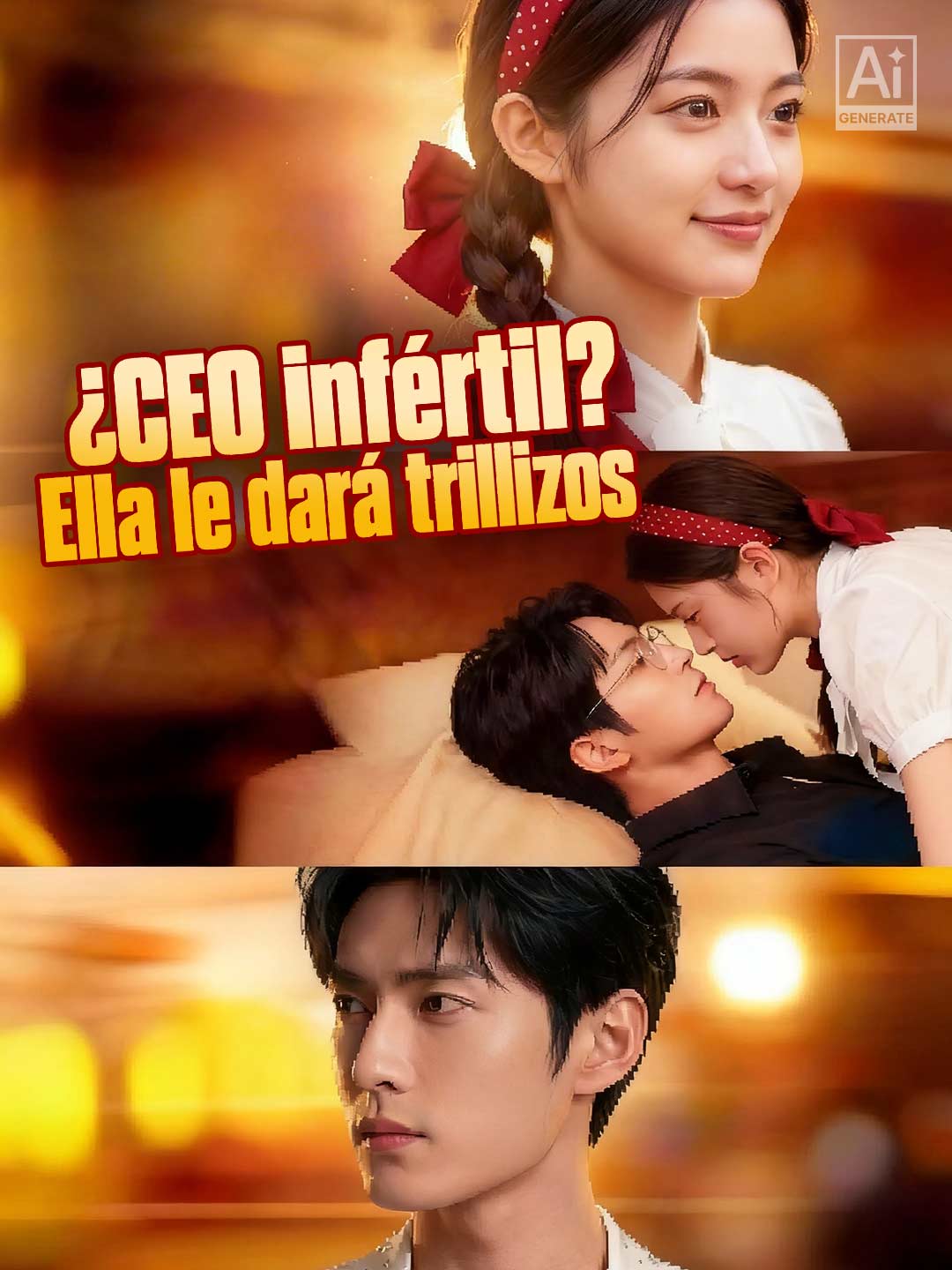 ¿CEO infértil? Ella le dará trillizos