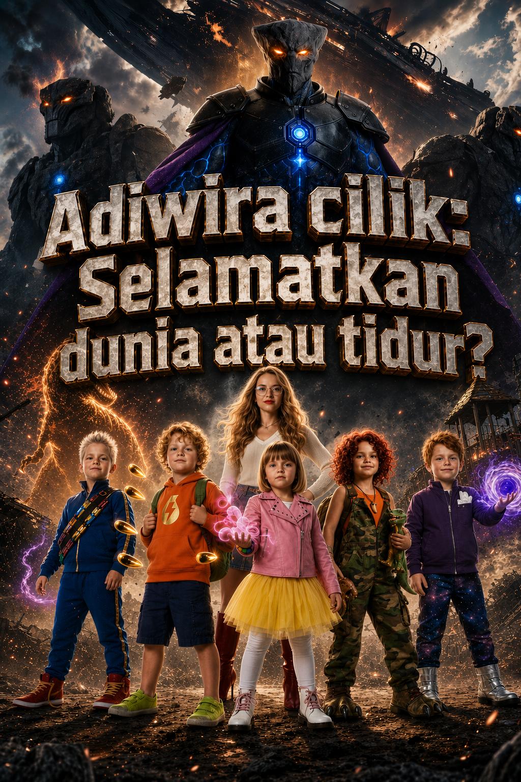 Adiwira cilik: Selamatkan dunia atau tidur?