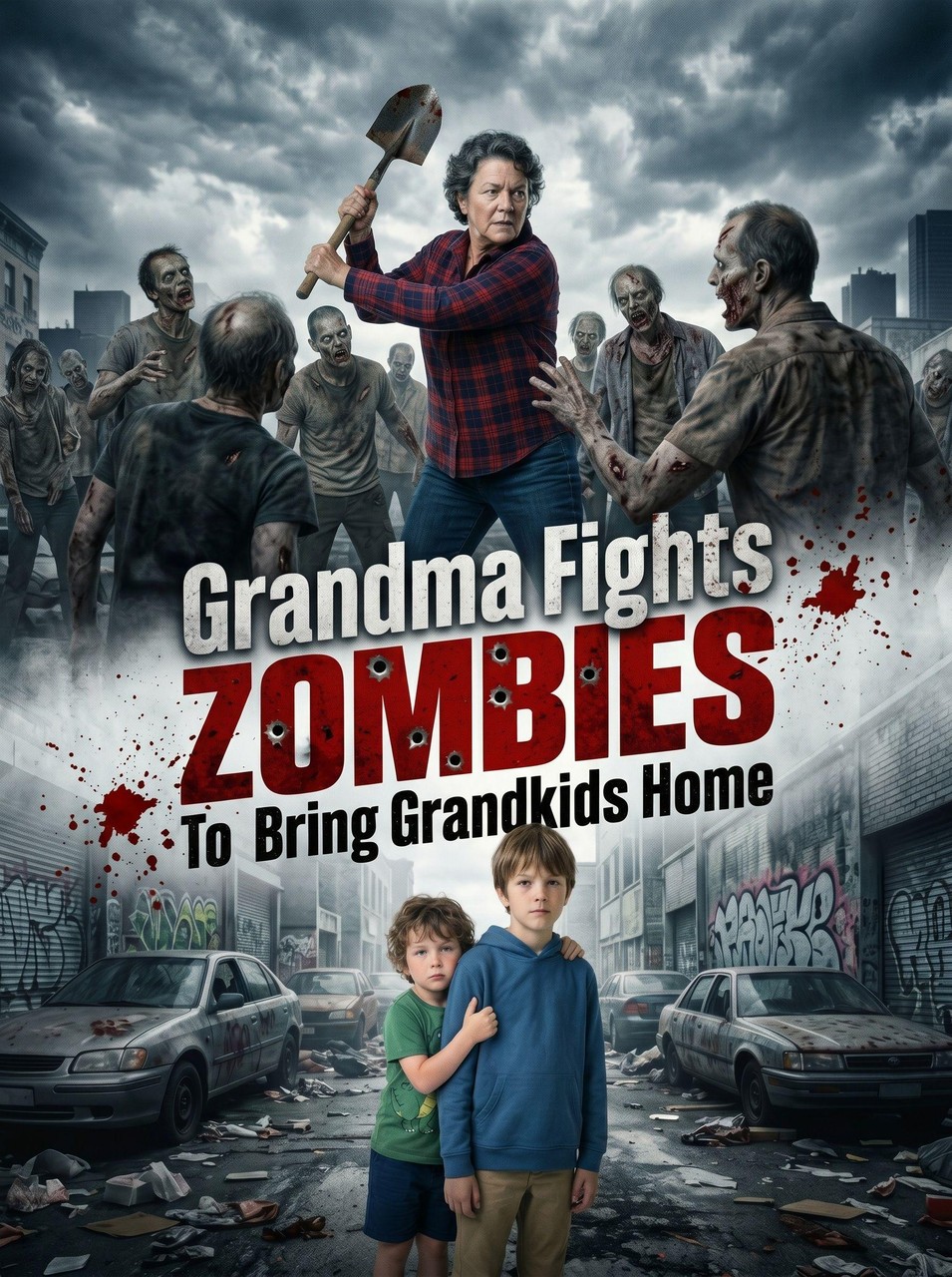 Grandma Fights Zombies To Bring Grandkids Home